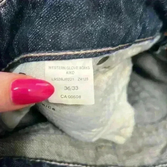 Women’s Silver Western Glove Works Aiko Jeans - Picture 2 of 4